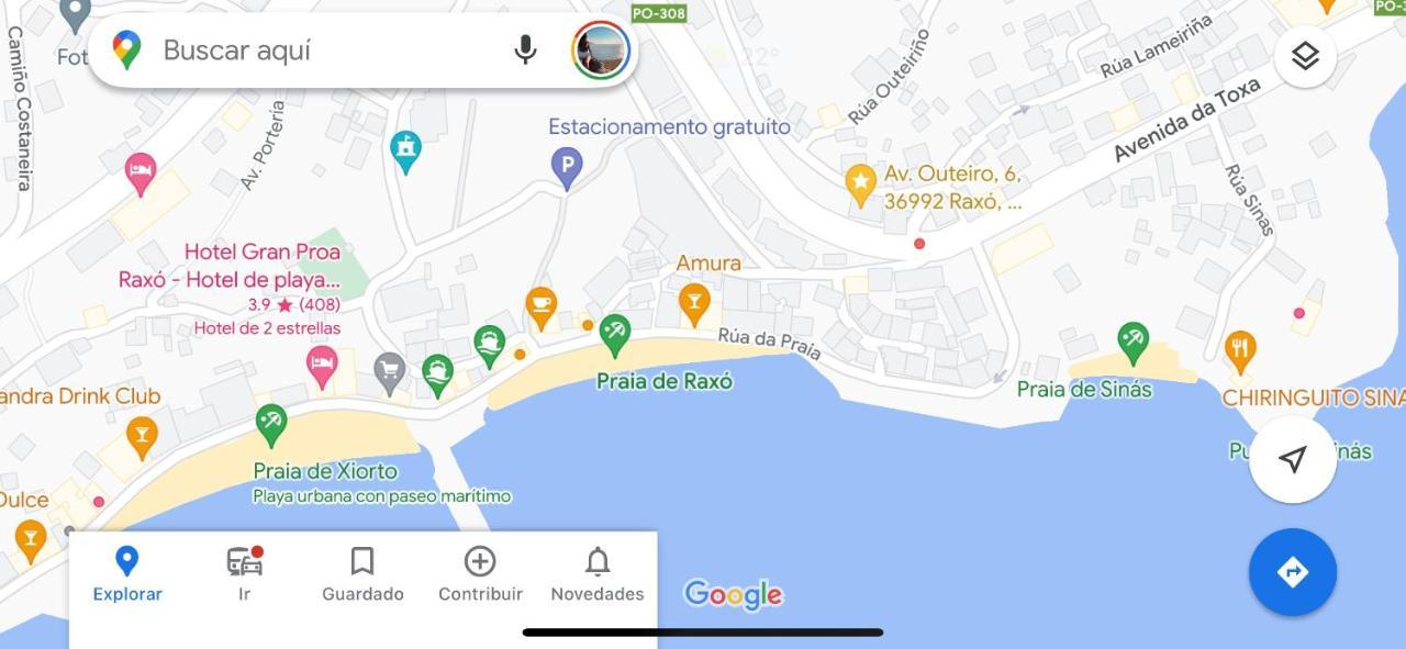 Apartamento Lb, Vistas A La Ria Raxó Eksteriør billede